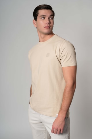 Camiseta regular fit - Beige