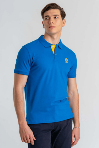 Polo regular fit - Azul marino