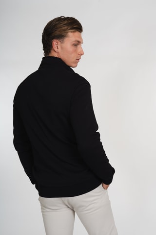 Sudadera regular fit - Negro