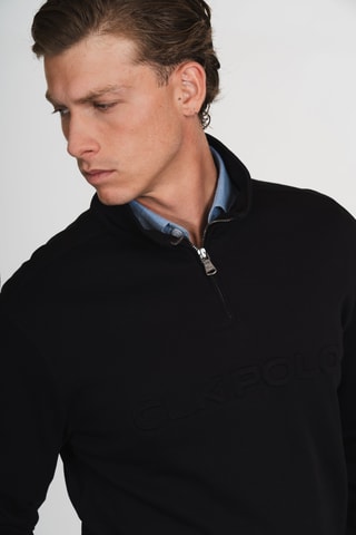 Sudadera regular fit - Negro