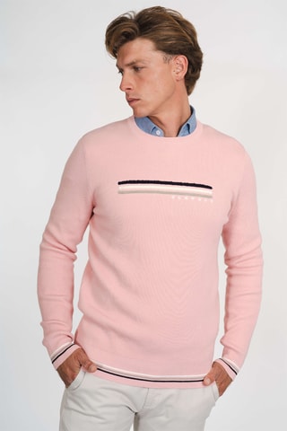 Jersey regular fit - Rosa