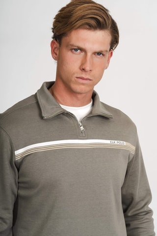Sudadera regular fit - Caqui