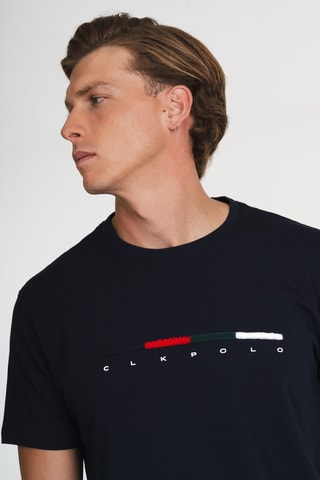 Camiseta regular fit - Azul marino