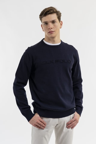 Jersey regular fit - Azul marino