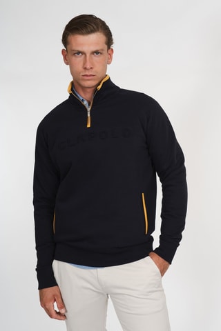 Sudadera regular fit - Azul marino