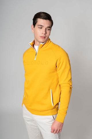 Sudadera regular fit - Amarillo