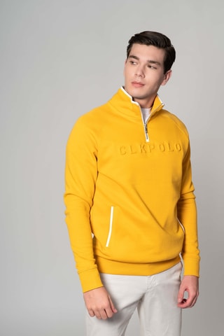 Sudadera regular fit - Amarillo