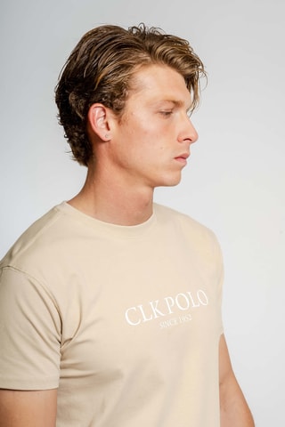 Camiseta regular fit - Beige
