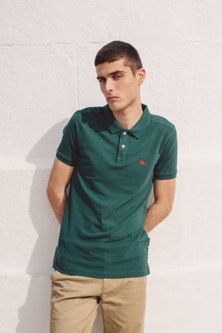 Polo regular fit - Verde
