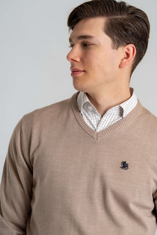 Jersey regular fit - Beige