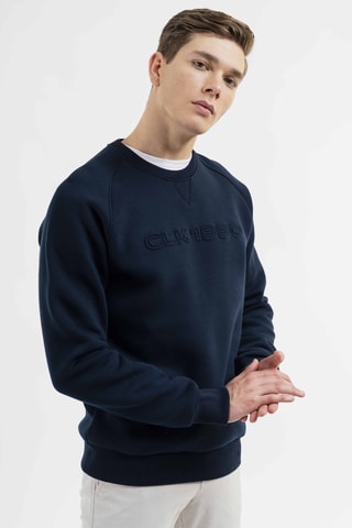 Sudadera regular fit - Azul marino