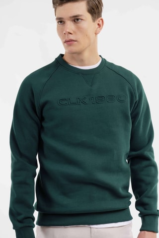 Sudadera regular fit - Verde