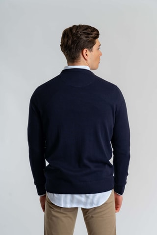 Jersey regular fit - Azul marino