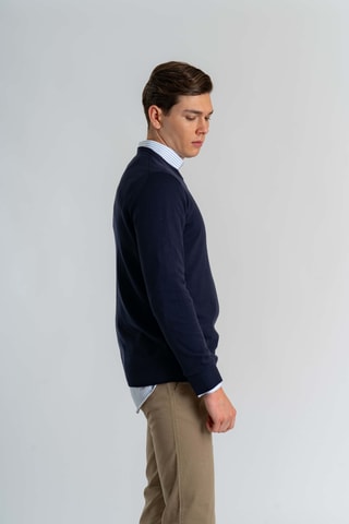 Jersey regular fit - Azul marino