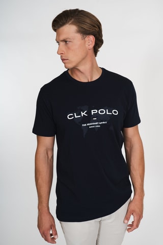 Camiseta regular fit - Azul marino