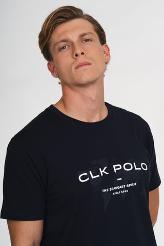 Camiseta regular fit - Azul marino