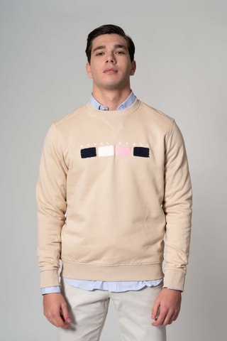 Sudadera regular fit - Beige