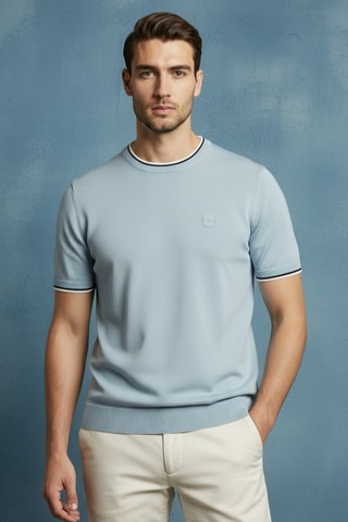 Camiseta regular fit - Azul