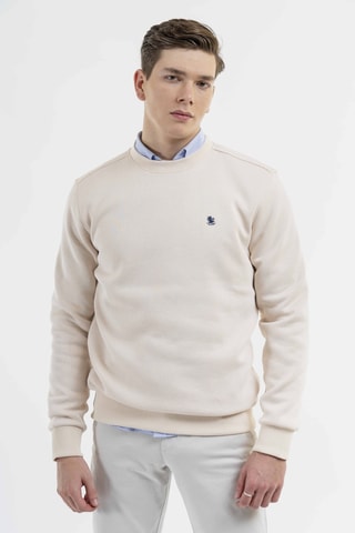 Sudadera regular fit - Beige
