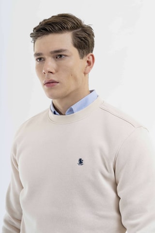 Sudadera regular fit - Beige