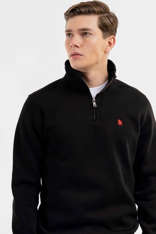 Sudadera regular fit - Negro