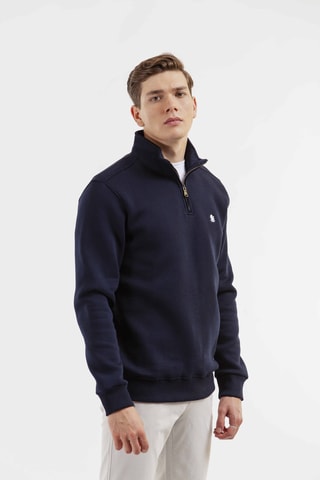 Sudadera regular fit - Azul marino