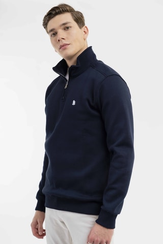 Sudadera regular fit - Azul marino