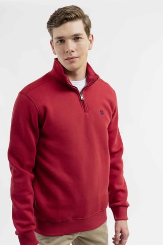 Sudadera regular fit - Burdeos