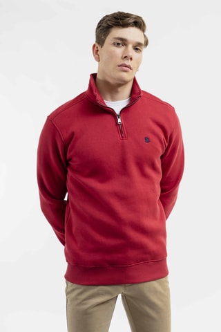 Sudadera regular fit - Burdeos