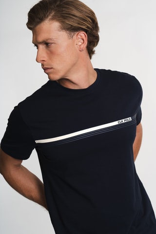 Camiseta regular fit - Azul marino