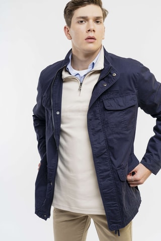 Chaqueta regular fit - Azul marino