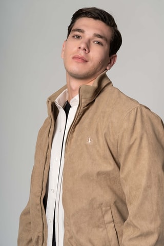 Chaqueta regular fit - Beige