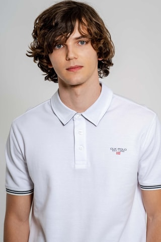 Polo regular fit - Blanco