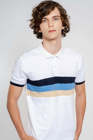 Polo regular fit - Blanco