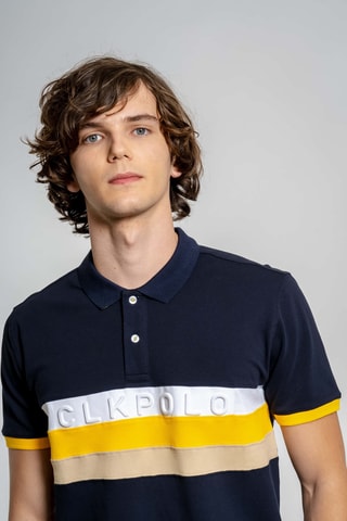 Polo regular fit - Azul marino