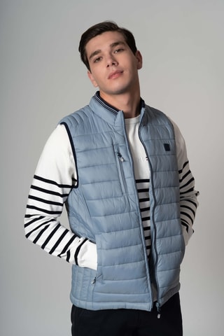 Chaleco regular fit - Azul