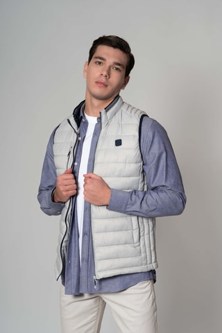 Chaleco regular fit - Gris