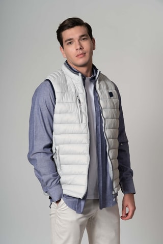 Chaleco regular fit - Gris