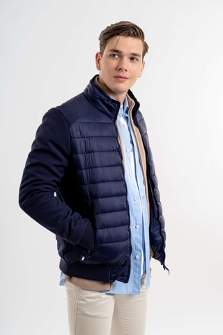 Chaqueta regular fit - Azul marino