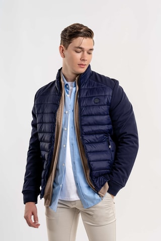 Chaqueta regular fit - Azul marino