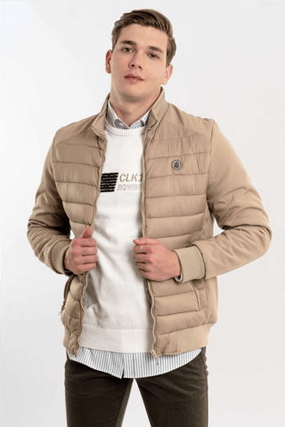 Chaqueta regular fit - Beige