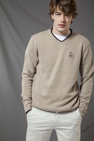 Jersey regular fit - Beige