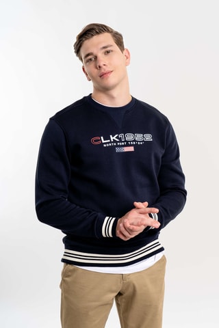 Sudadera regular fit - Azul marino