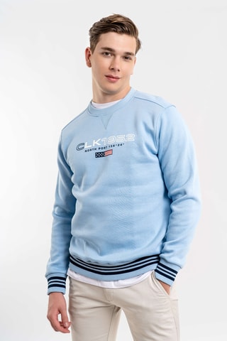 Sudadera regular fit - Azul