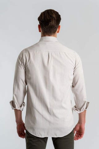 Camisa regular fit - Beige