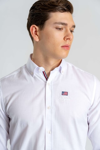 Camisa regular fit - Blanco