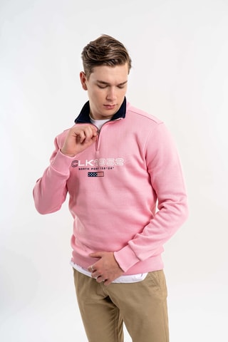 Sudadera regular fit - Rosa