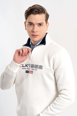 Sudadera regular fit - Beige