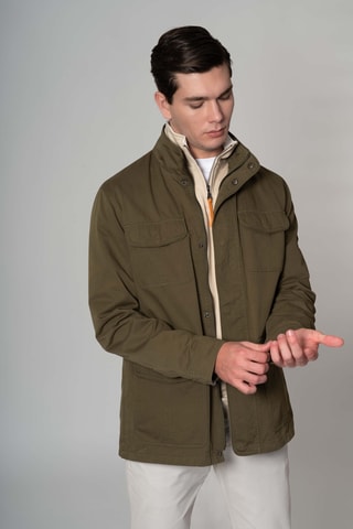 Chaqueta regular fit - Caqui