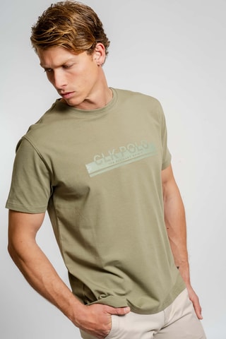 Camiseta regular fit - Caqui